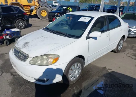 2003 Toyota Corolla Le from USA, damaged, VIN 1NXBR32E03Z105901
